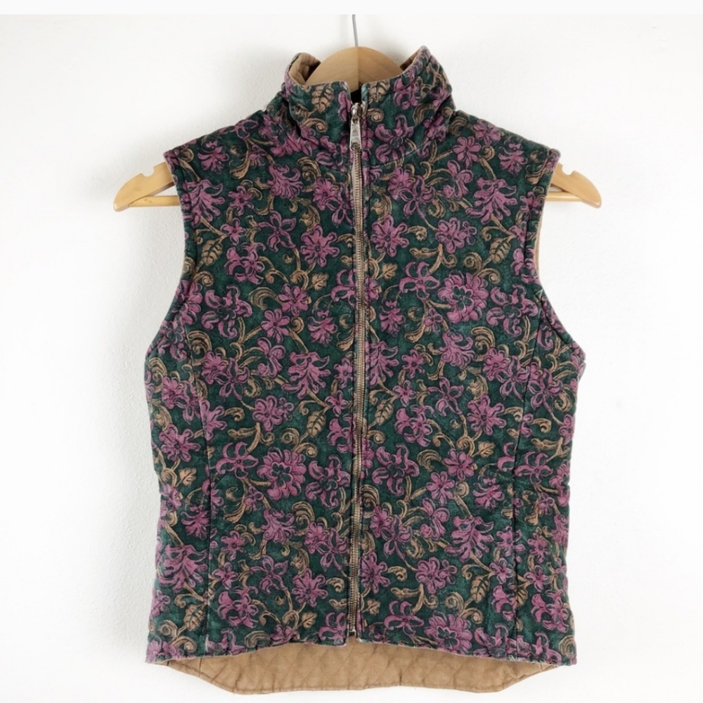 Vtg Handmade Reversible Vest